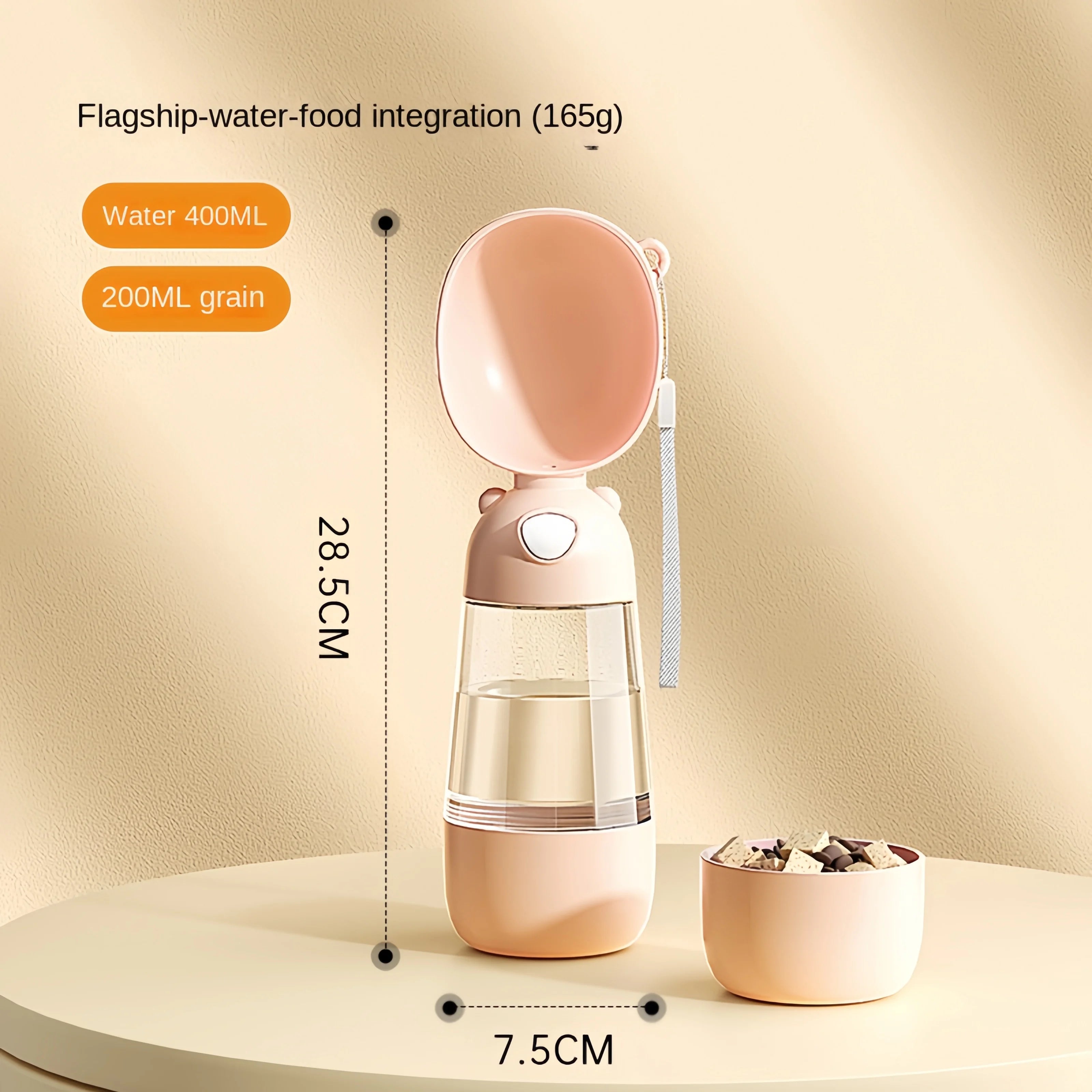 Portable Pet Water & Food Dispenser