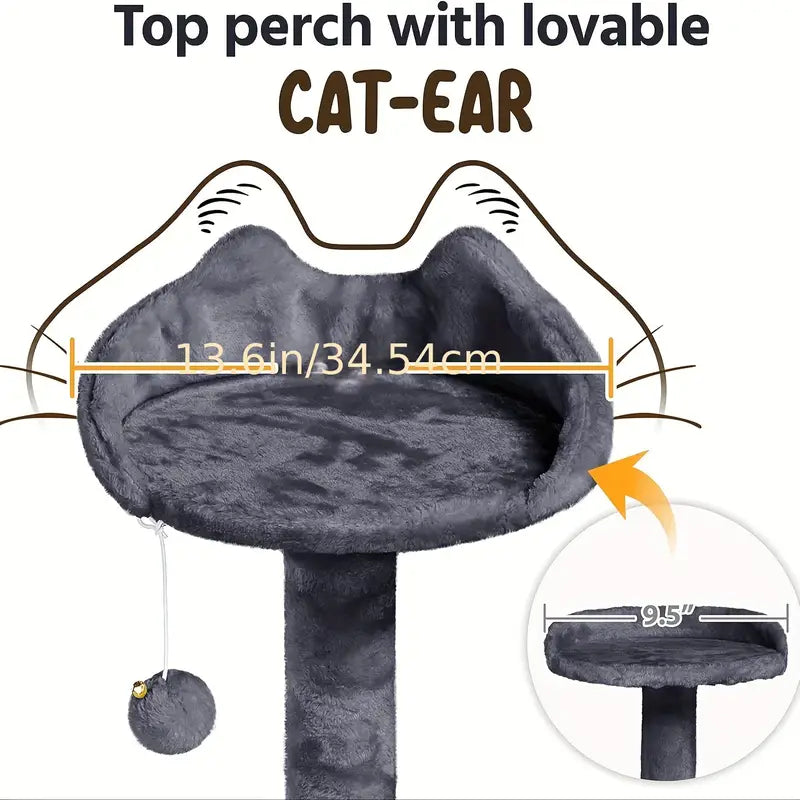 Ultimate Cat Tower Condo with Scratching Posts