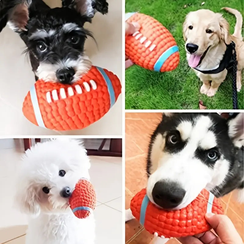 Interactive Squeaky Latex Pet Ball for Dogs