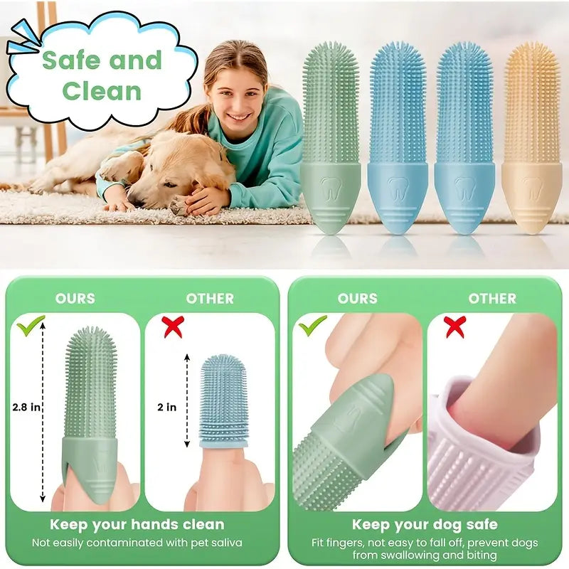 360° Dog Finger Toothbrush - Ultimate Pet Dental Care