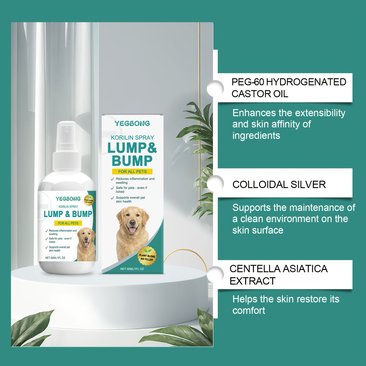 Gentle Pet Skin Care Spray - Soothe & Protect