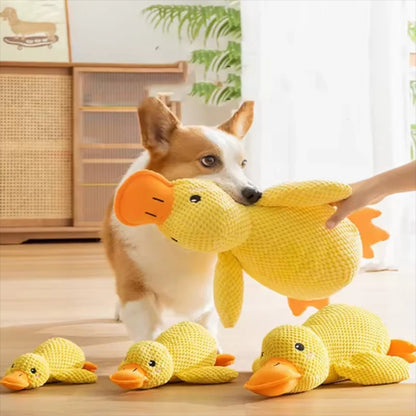Plush Companion Duck Toy for Dogs - Sound & Comfort