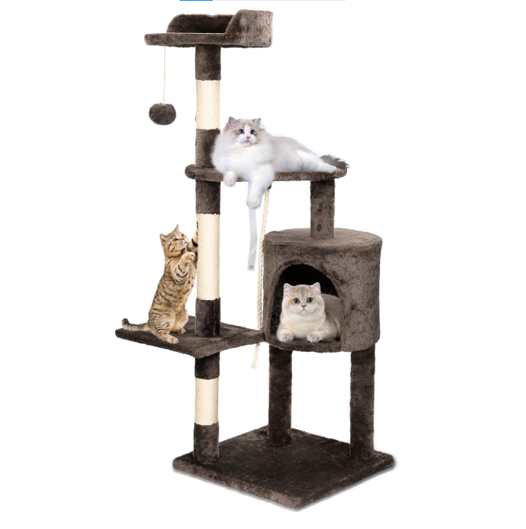 Ultimate Multi-Level Cat Tree with Scratching Posts