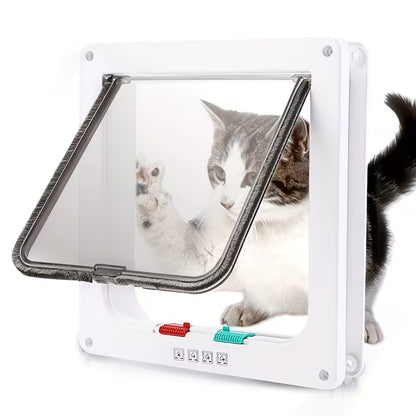 Smart Cat Flap & Dog Door (4-Way Locking)