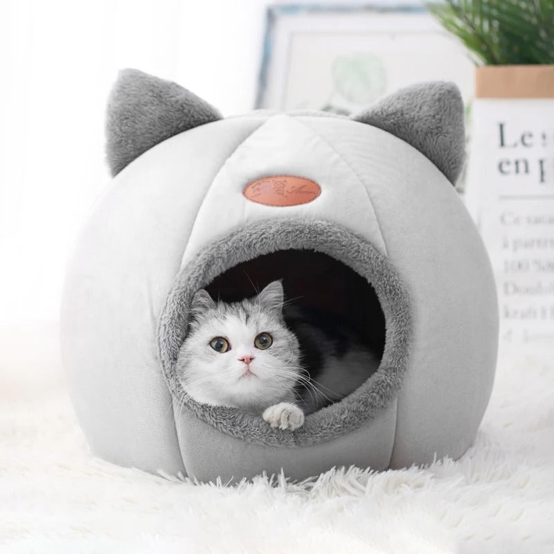 Cozy  Cat Cave Bed - Warm Pet Nest