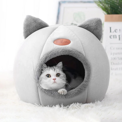 Cozy  Cat Cave Bed - Warm Pet Nest