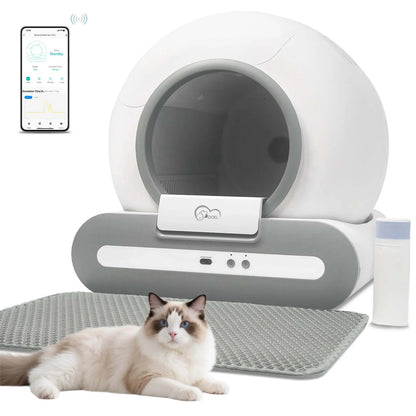 Automatic Self-Cleaning Cat Litter Box