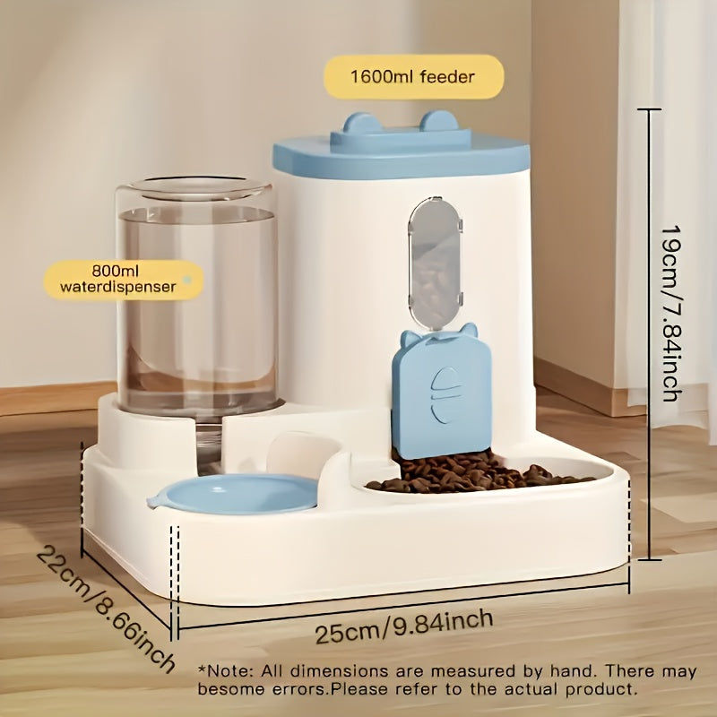 Automatic Pet Feeder with Water Fountain