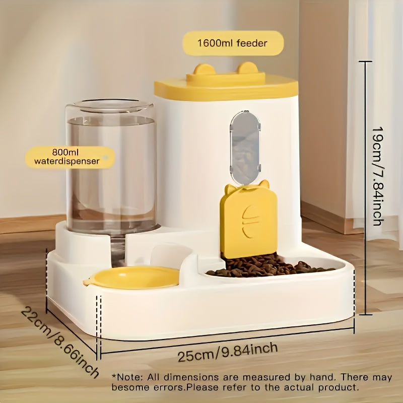 Automatic Pet Feeder with Water Fountain